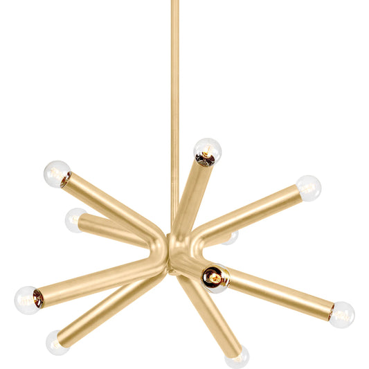 Dash Chandelier by Troy. Made from steel in a modern style.