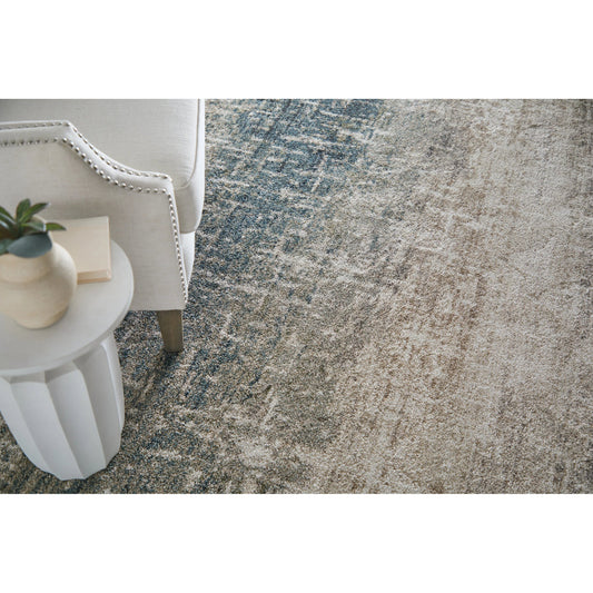 Richmond RCH39R5F Rug by Feizy in ivory, blue, green. Made from polypropylene in a unique style.