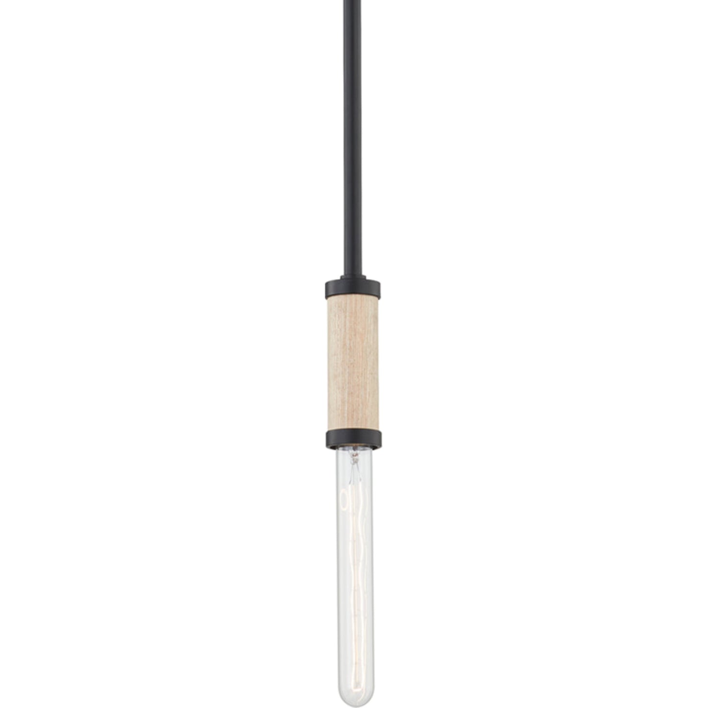 001 SI-1758792 | Primary Silo | Cruiz Pendant by Troy in soft black. Made from iron, steel in a modern style.