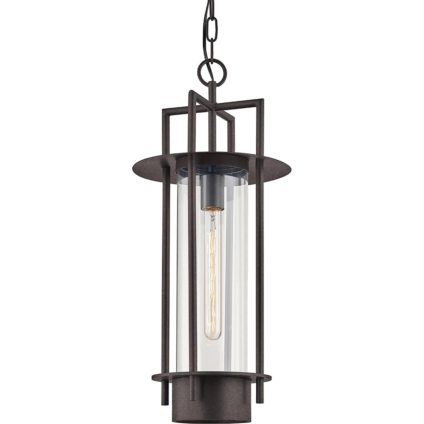 000 SI-2327821 | Primary Silo | Carroll Park Lantern by Troy in textured bronze. Made from hand worked iron in a cottage & farmhouse style.