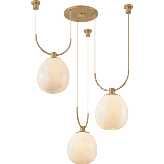 001 SI-2528054 | Primary Silo | Jove Chandelier by Troy in patina brass. Made from steel in a unique style.