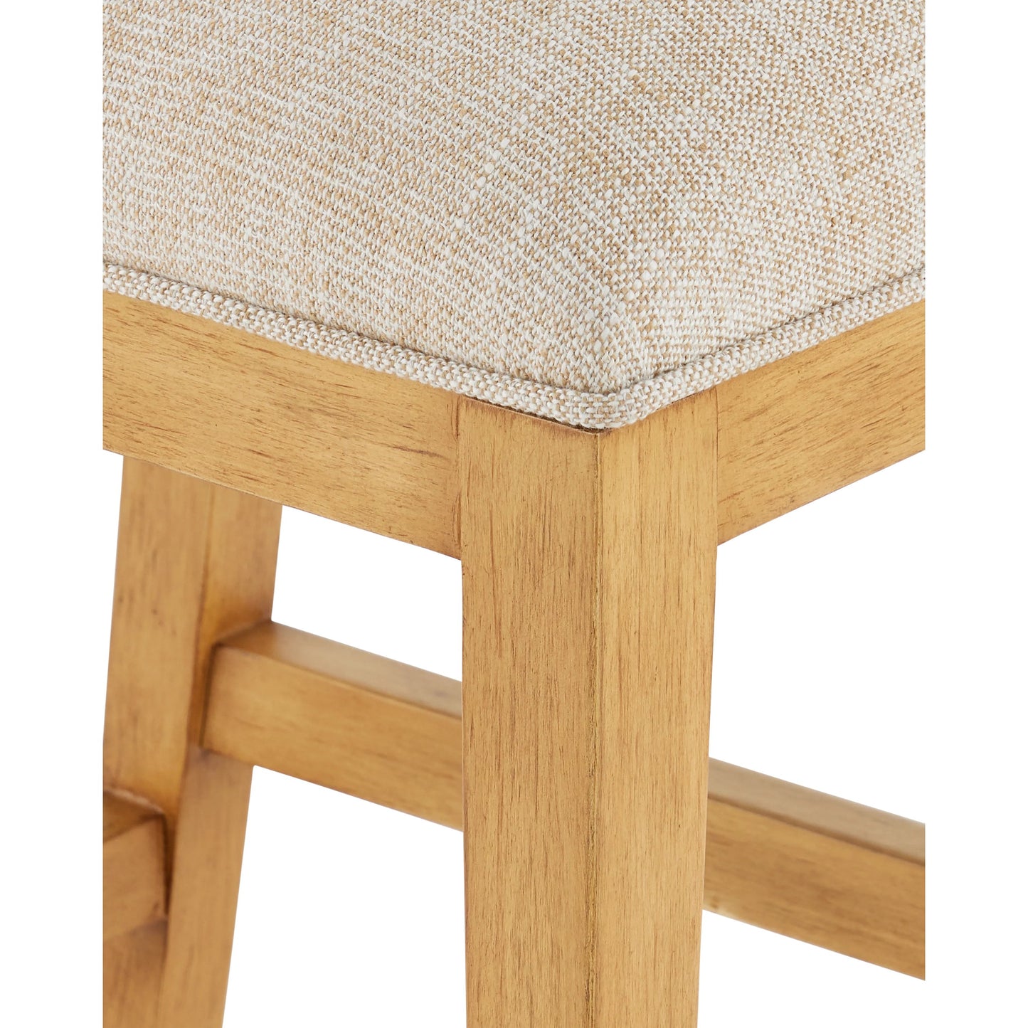 006 SI-2191835 | Additional Silo | Santos Counter Stool by Currey and Company. Made from mahogany, rattan, brass in a modern style.
