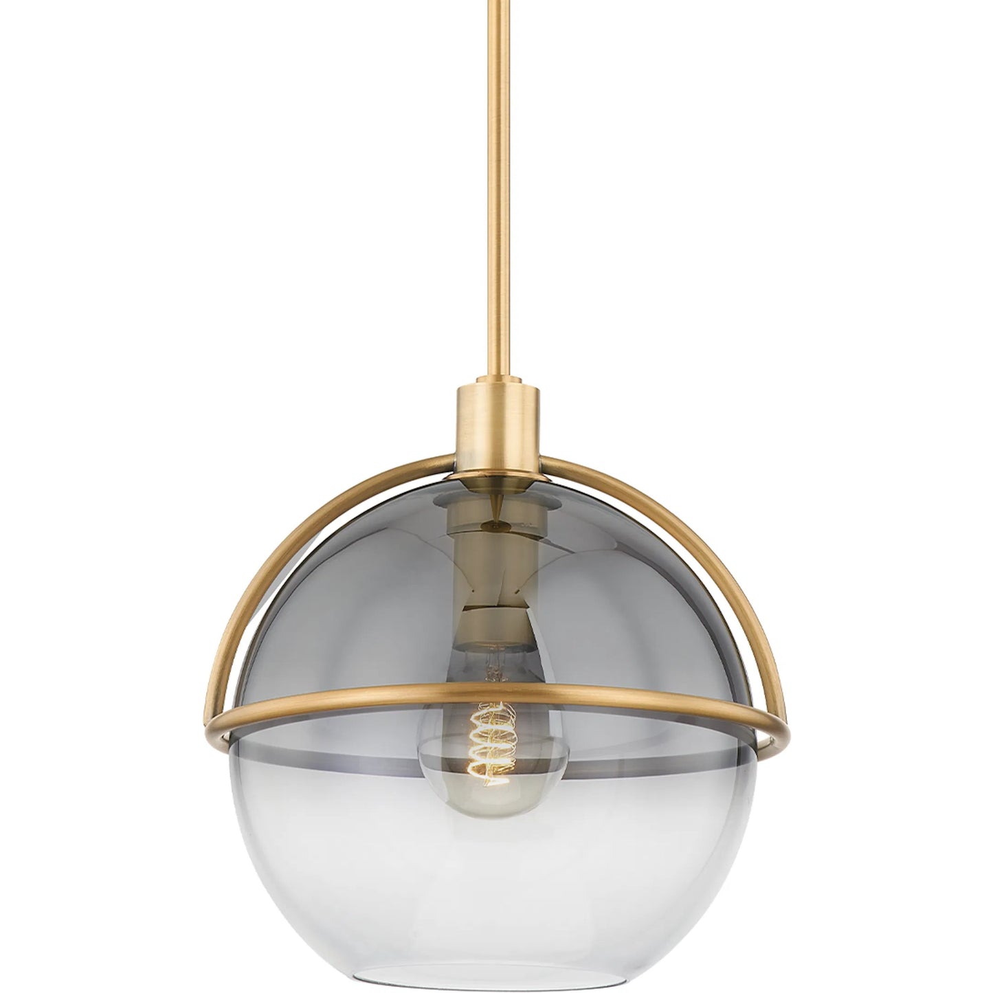 001 SI-2030272 | Primary Silo | Ivins Pendant by Troy in patina brass. Made from steel in a modern style.