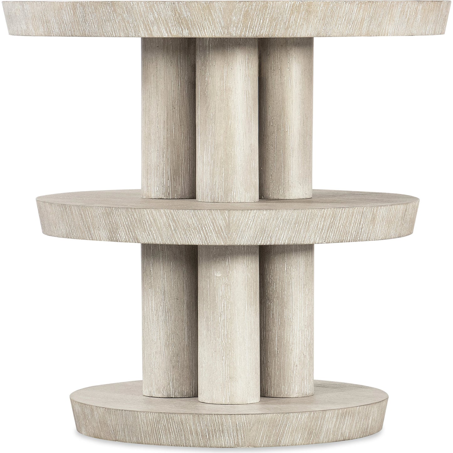 001 SI-2133645 | Primary Silo | Modern Mood Round Side Table by Hooker Furniture. Made from oak veneers in a modern style.