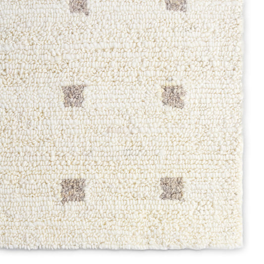 Form And Weave FAW01 Rug by Jaipur Living in ivory, white, tan, beige. Made from 100% wool in a unique style.