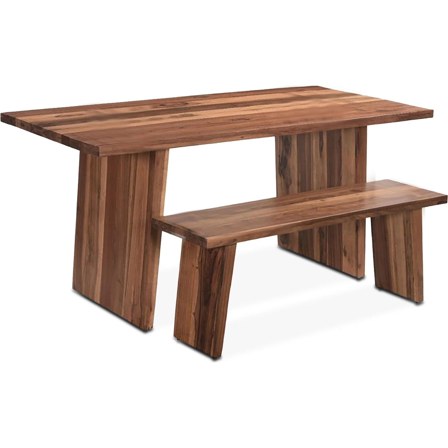 003 SI-2242937 | Additional Silo | Madrid Modern Natural Teak Wood Dining Table by World Interiors in browns and natural. Made from reclaimed hardwood in a unique style.