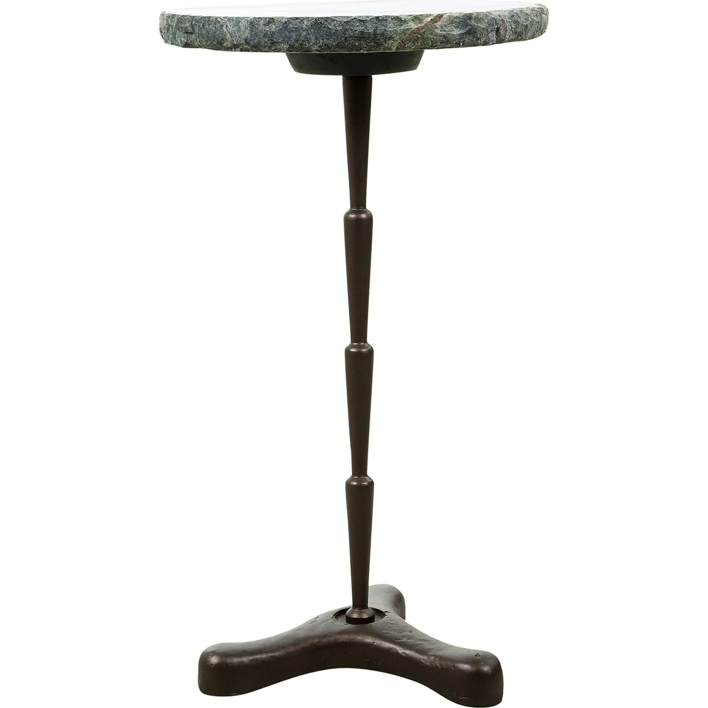001 SI-2242893 | Primary Silo | Harbor 15" Accent Table by World Interiors in black, gray and powder coated black. Made from marble iron in a modern style.