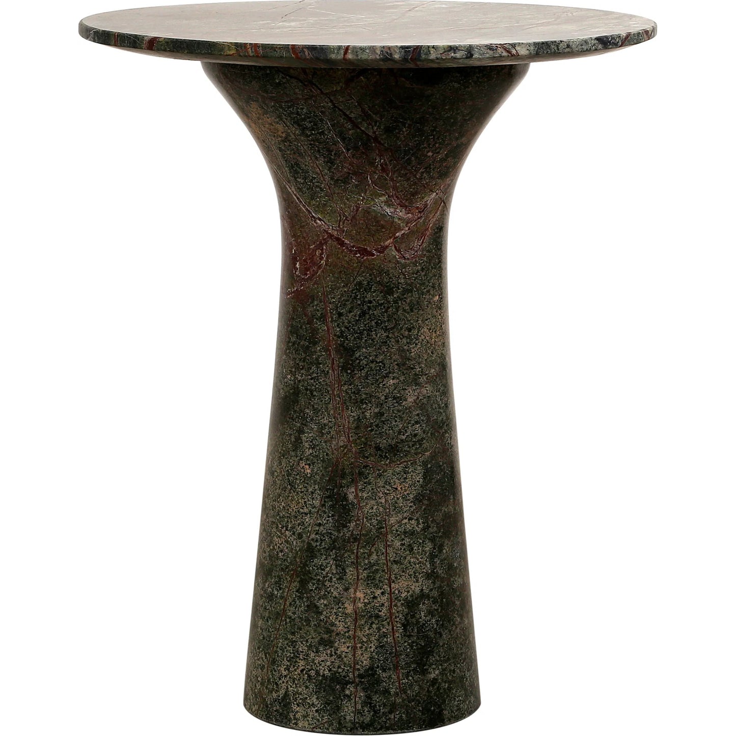 003 SI-2242894 | Additional Silo | Harbor 18" Tall Side Table by World Interiors in green and natural. Made from marble in a modern style.
