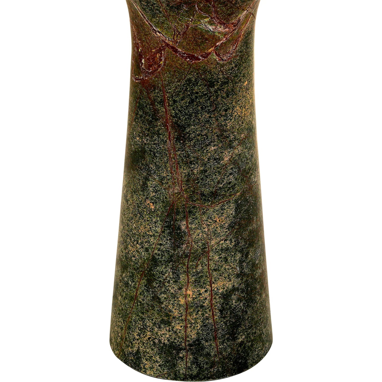 006 SI-2242894 | Closeup | Harbor 18" Tall Side Table by World Interiors in green and natural. Made from marble in a modern style.