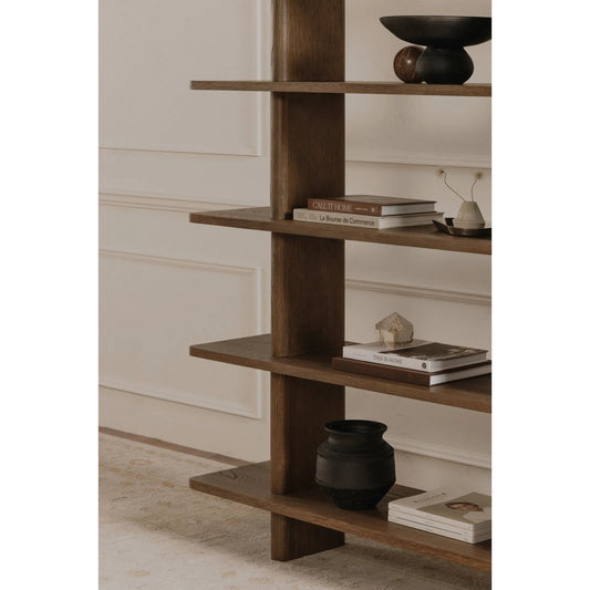 Casey Bookcase by Moe's Home Collection. Made from unique in a transitional style.
