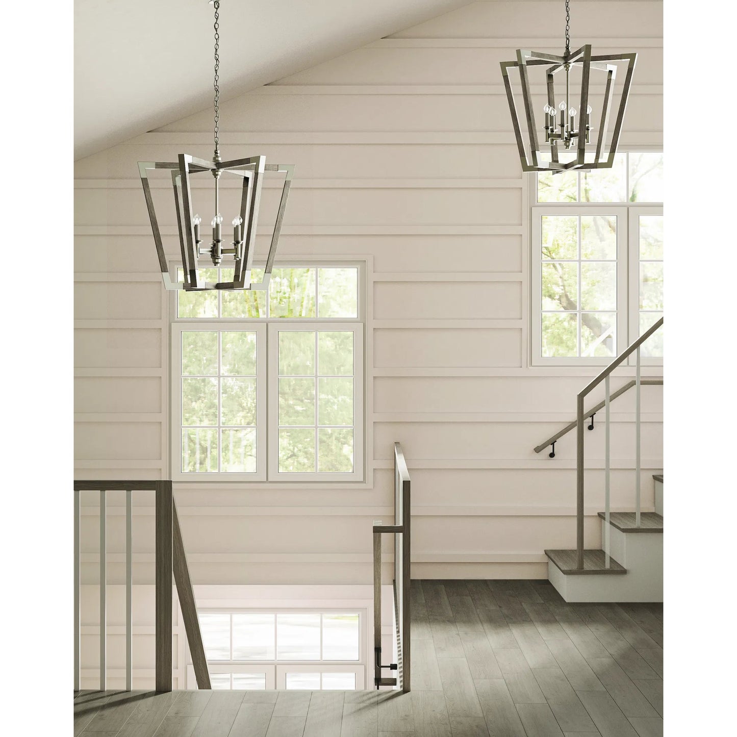 063 SR-823504 | Lifestyle | Bastian Lantern by Currey and Company. Made from unique in a modern style.