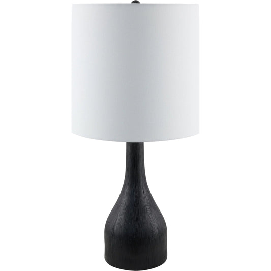 Fonce Accent Table Lamp by Surya. Made from resin, linen, plastic in a modern style.