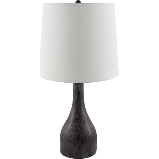 Fonce Accent Table Lamp by Surya. Made from resin, linen, plastic in a modern style.