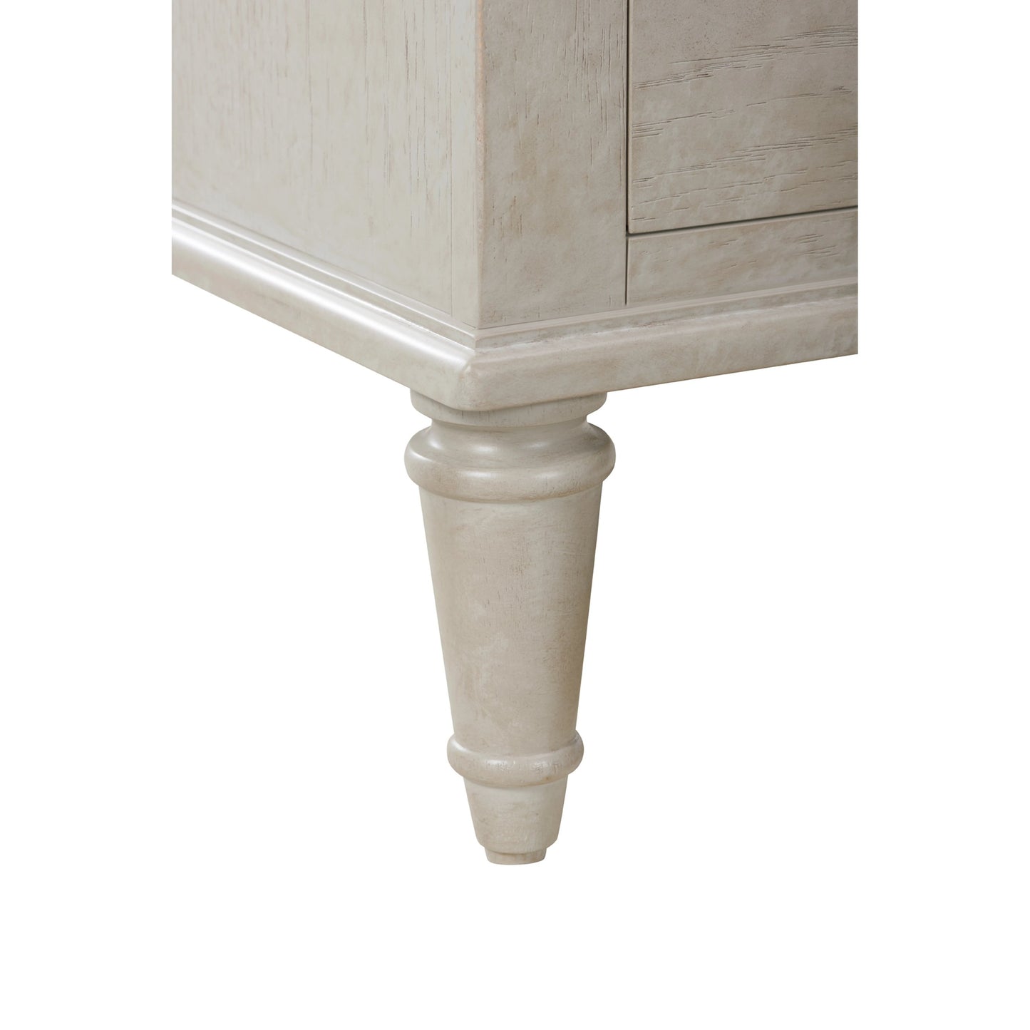 008 SI-2130659 | Closeup | Zest 5 Drawer Chest by Zest in greige. Made from rubberwood, oak veneer in a modern style.