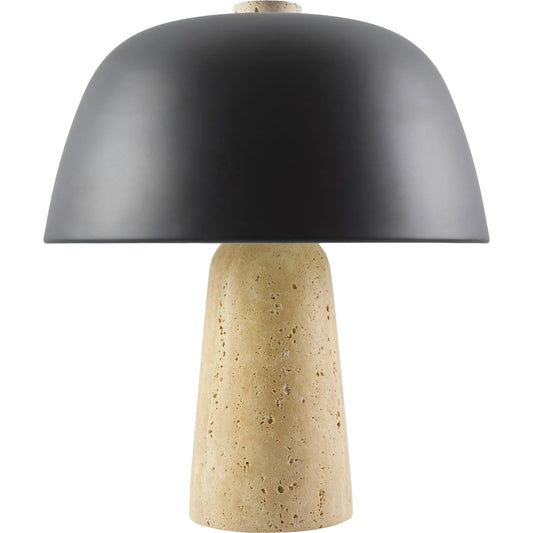 Fes 624370 Accent Table Lamp by Livabliss. Made from travertine, metal in a transitional style.
