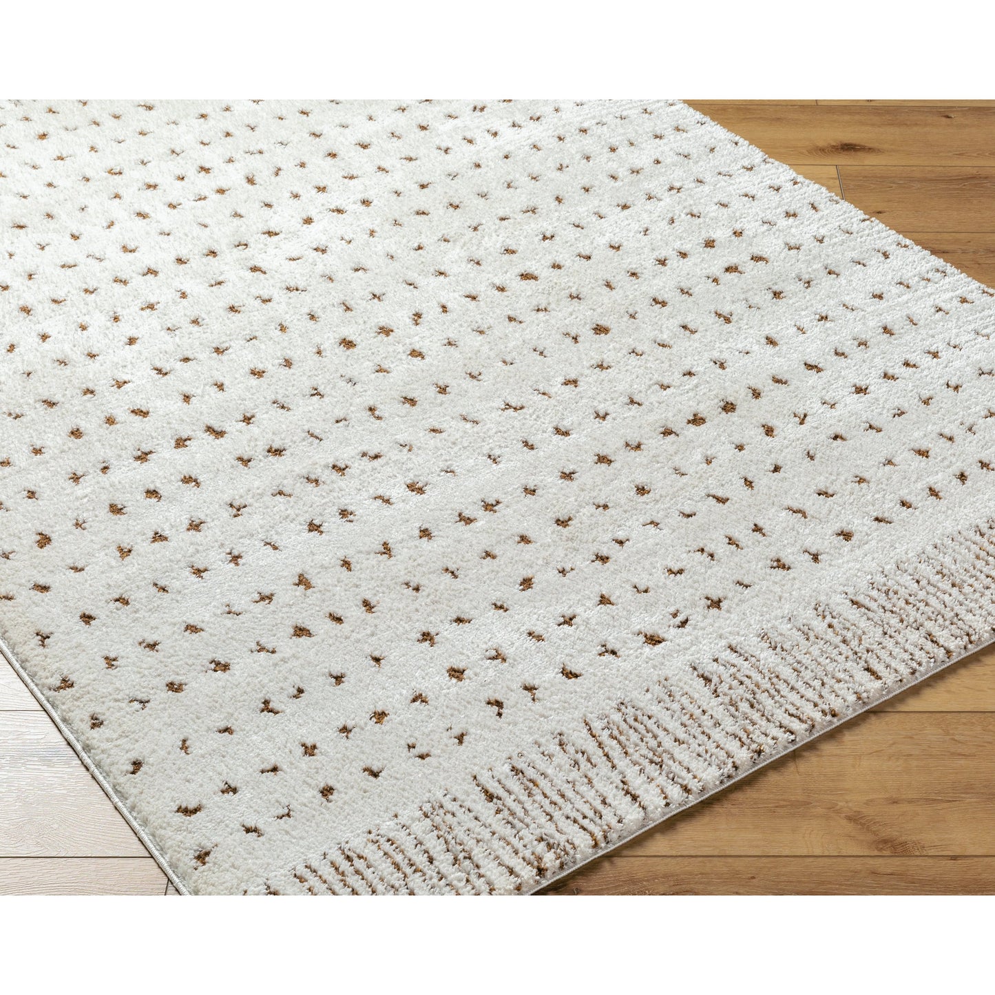 003 SI-2167731,SI-2167732,SI-2167733,SI-2167734,SI-2167735 | Closeup | Freud Rug - 492345 by Livabliss in ivory, brown. Made from polyester in a unique style.