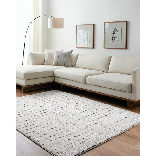 Freud Rug - 492345 by Livabliss in ivory, brown. Made from polyester in a unique style.
