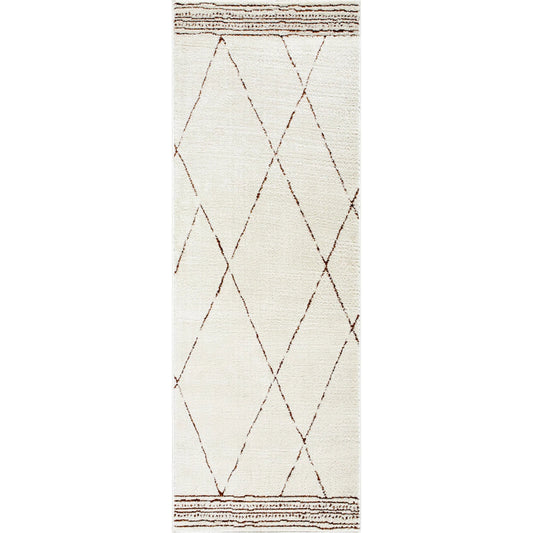 Freud Rug - 492361 by Livabliss in ivory, brown. Made from polyester in a unique style.