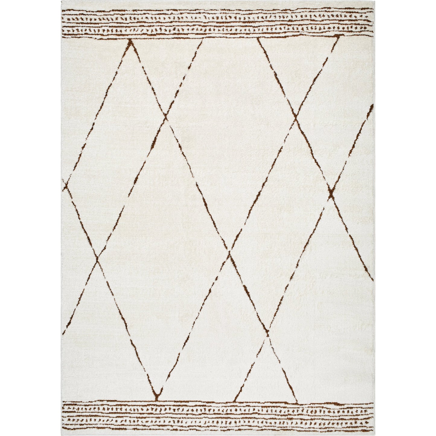 001 SI-2167741,SI-2167742,SI-2167743,SI-2167744,SI-2167745 | Primary Silo | Freud Rug - 492361 by Livabliss in ivory, brown. Made from polyester in a unique style.