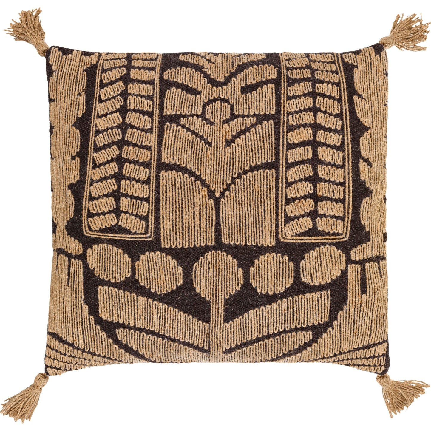 002 SI-2049990,SI-2049991,SI-2049993,SI-2049994,SI-2049996,SI-2049997 | Additional Silo | Farley Pillow - 481711 by Surya. Made from front: 60% cotton, 40% jute, back: 100% cotton in a modern style.