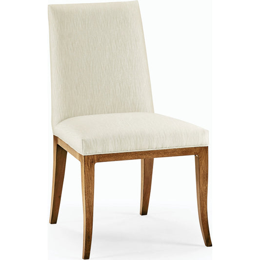 Toulouse Side Chair by Jonathan Charles in walnut. Made from american walnut in a modern style.