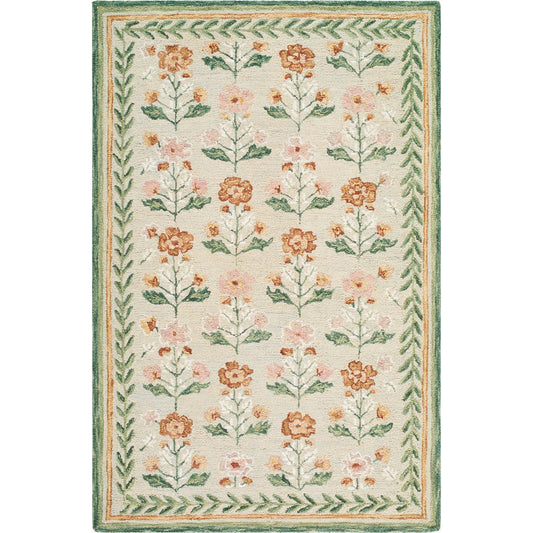 001 SI-2350382,SI-2350383,SI-2350384,SI-2350385 | Primary Silo | Fairfax FFX-2302 Rug by Livabliss in olive, sage, rosewood, blush, cream. Made from wool in a unique style.