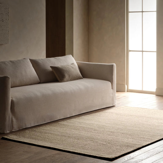 Finnigan FGN06 Rug by Jaipur Living in tan, beige, gray. Made from 100% wool in a unique style.