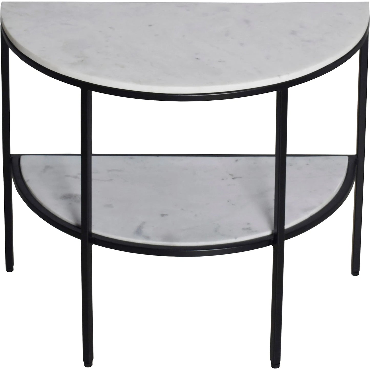 002 SI-2253810 | Additional Silo | Lazlo Side Table by Moe's Home Collection in black. Made from iron, white marble top in a unique style.