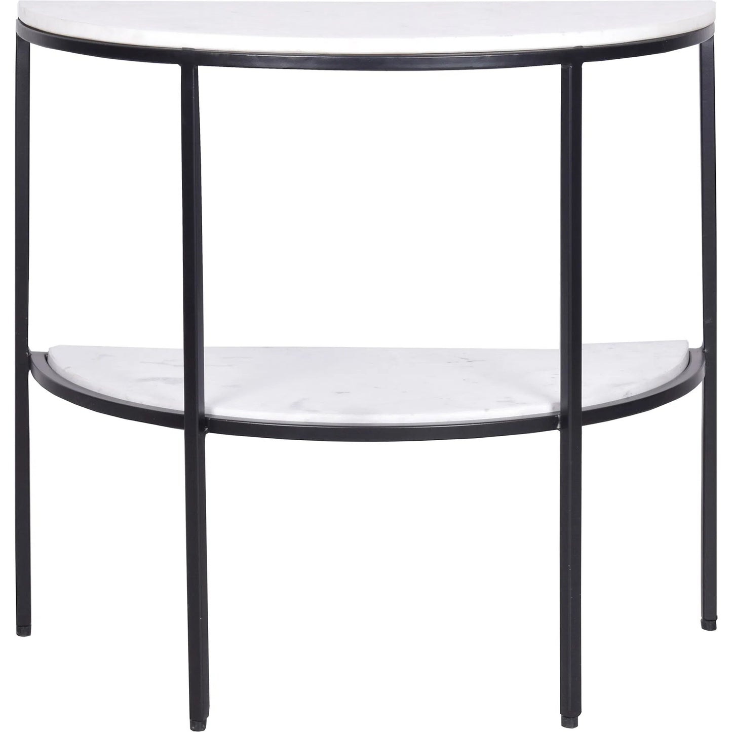 003 SI-2253810 | Additional Silo | Lazlo Side Table by Moe's Home Collection in black. Made from iron, white marble top in a unique style.