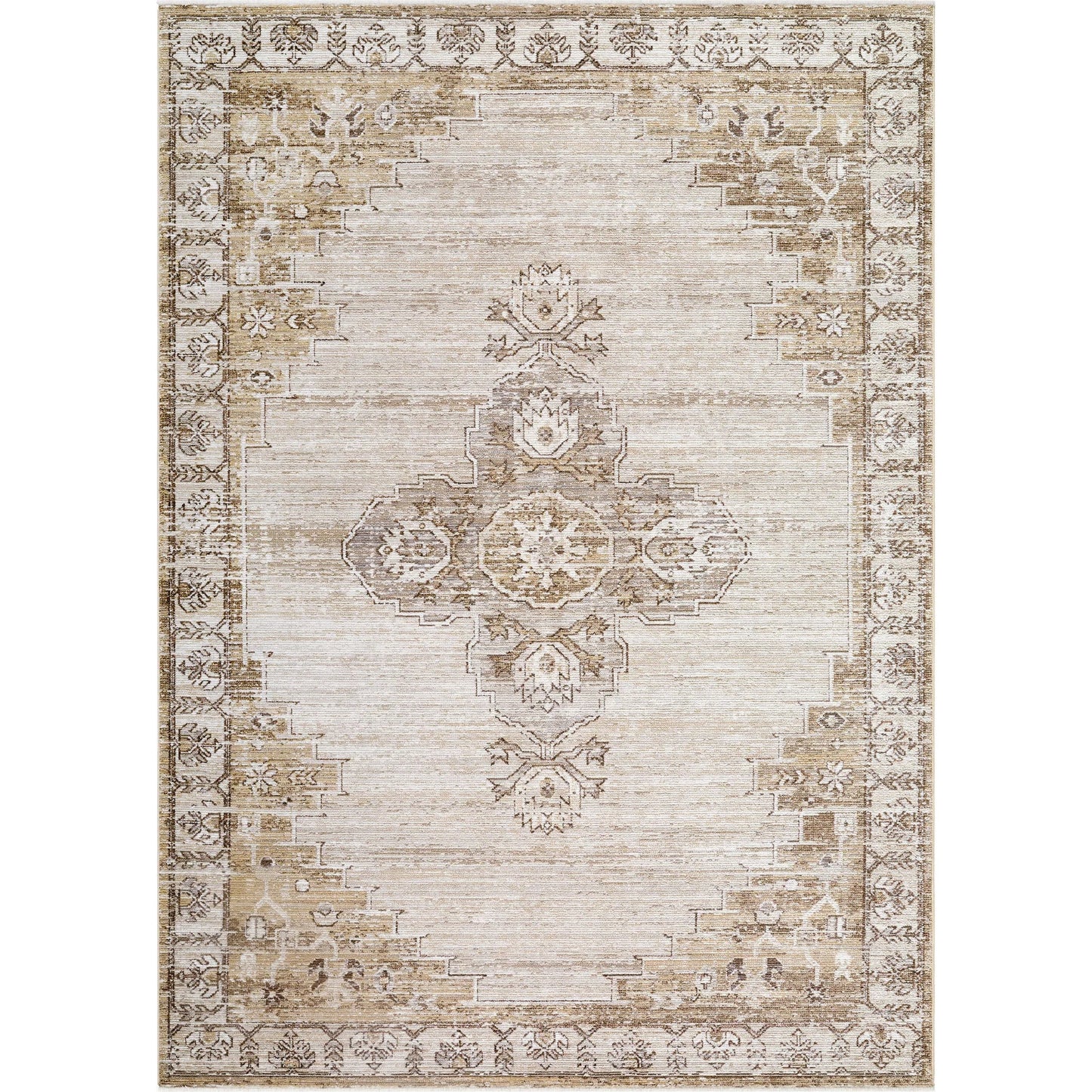 001 SI-2529775,SI-2529776,SI-2529777,SI-2529778,SI-2529779 | Primary Silo | Fifth Avenue FIF-2304 Rug by Livabliss in light gray, off, white, tan, taupe, dark brown. Made from polypropylene, polyester in a unique style.