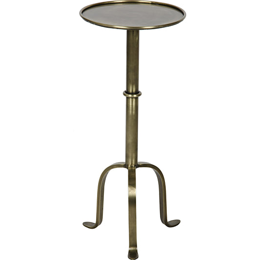 Tini Side Table by Noir. Made from metal in a transitional style.