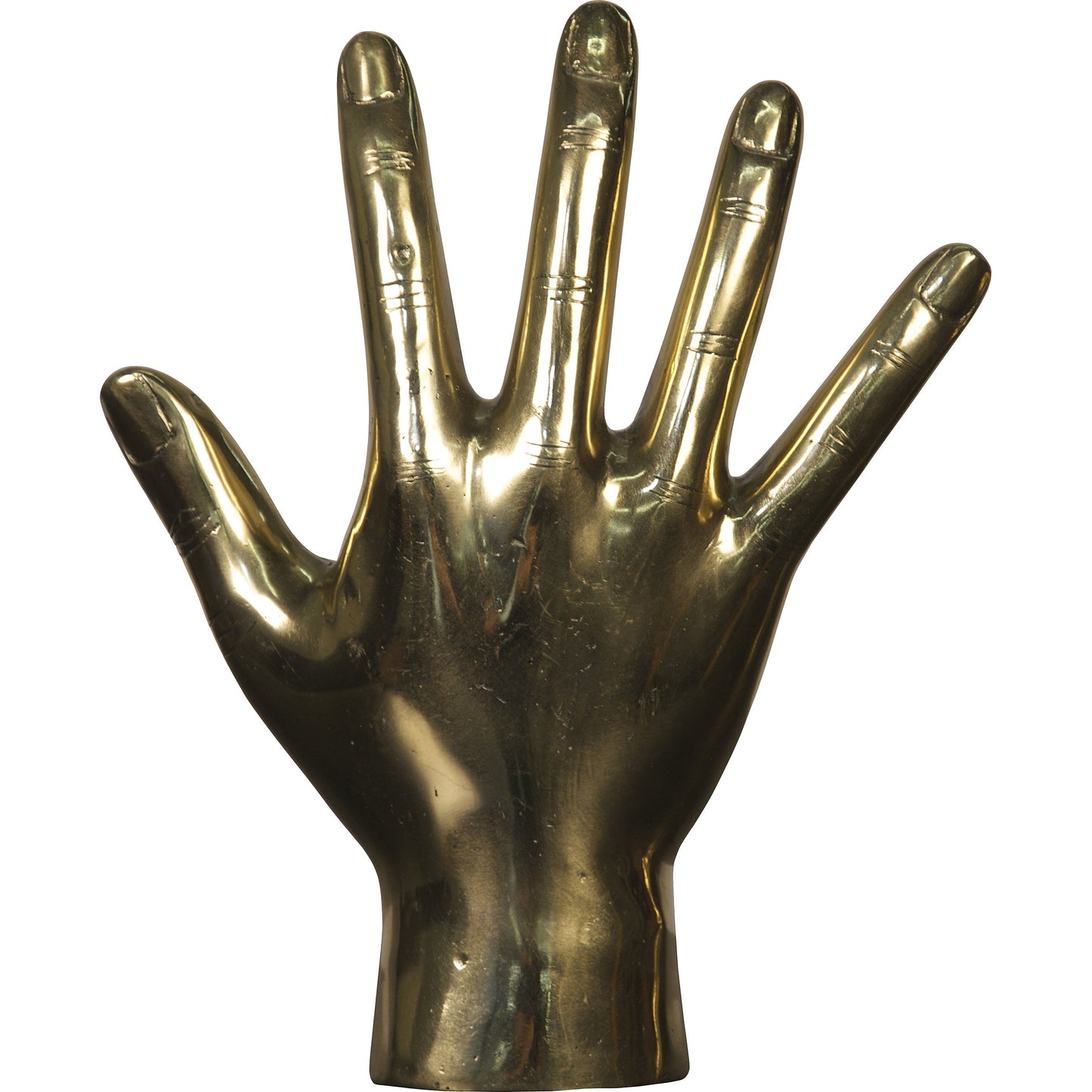 002 S-335239 | Additional Silo | Open Hand by Noir in brass. Made from brass in a modern style.