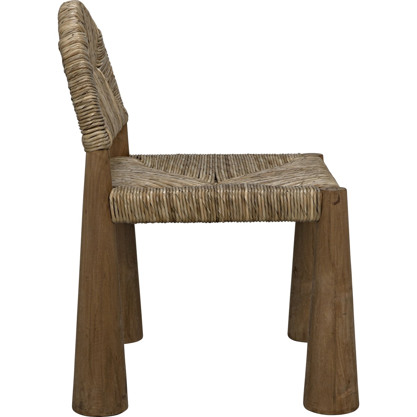 003 S-335001 | Additional Silo | Laredo Chair by Noir in teak, rush. Made from teak, rush in a eclectic & global style.