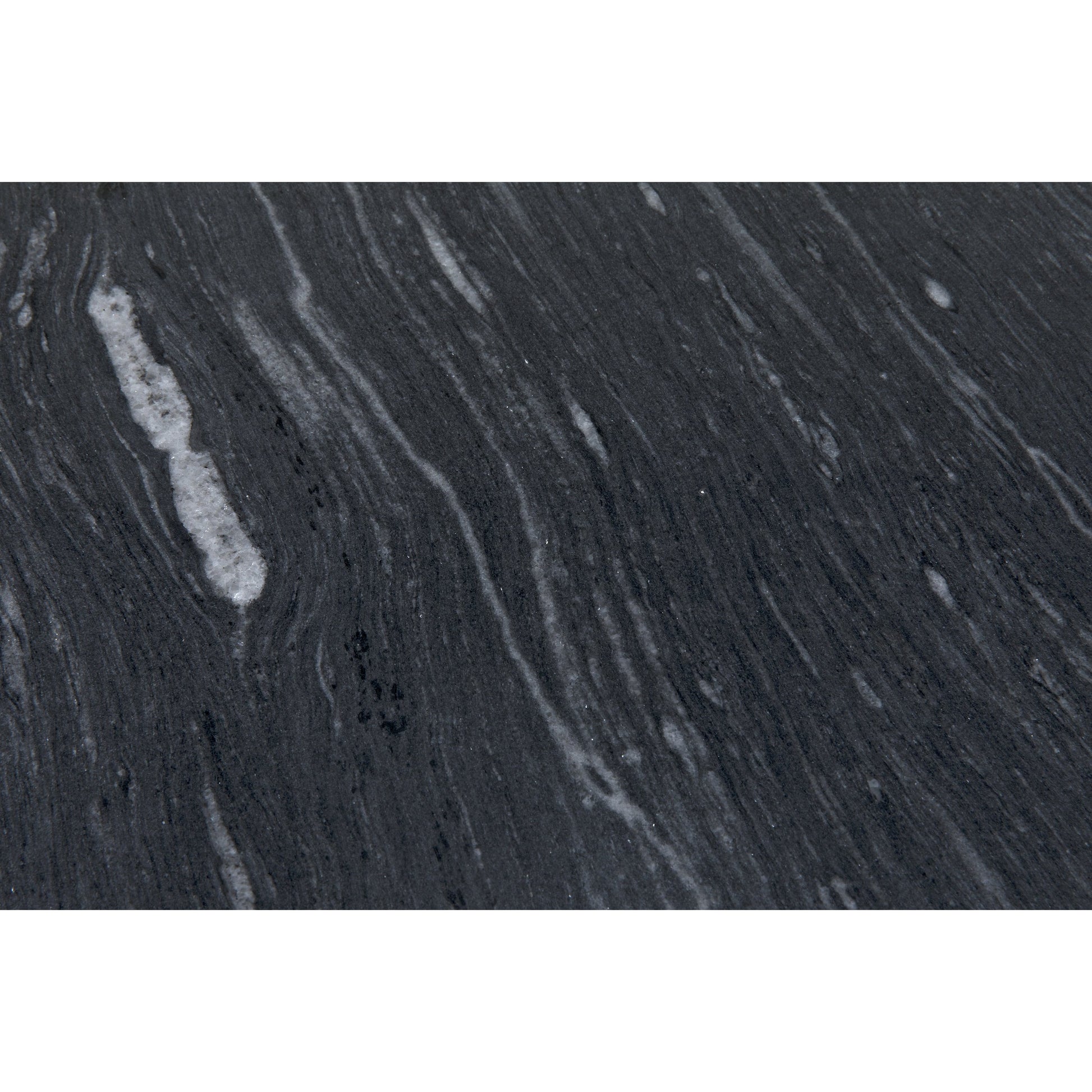 Parker Side Table by Noir in metal, black marble. Made from metal, marble in a transitional style.