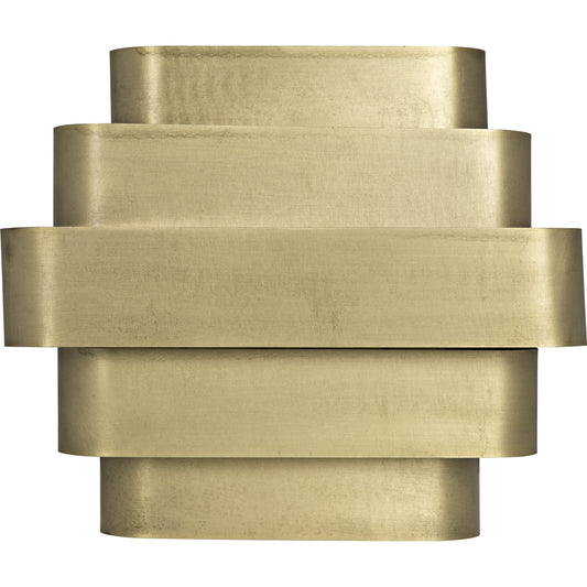 Baas Sconce by Noir in antique brass. Made from metal in a modern style.