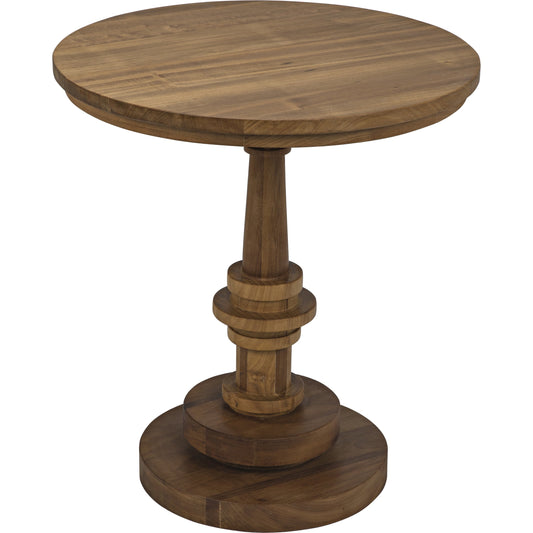 Comodo Side Table by Noir in gold teak. Made from teak in a transitional style.