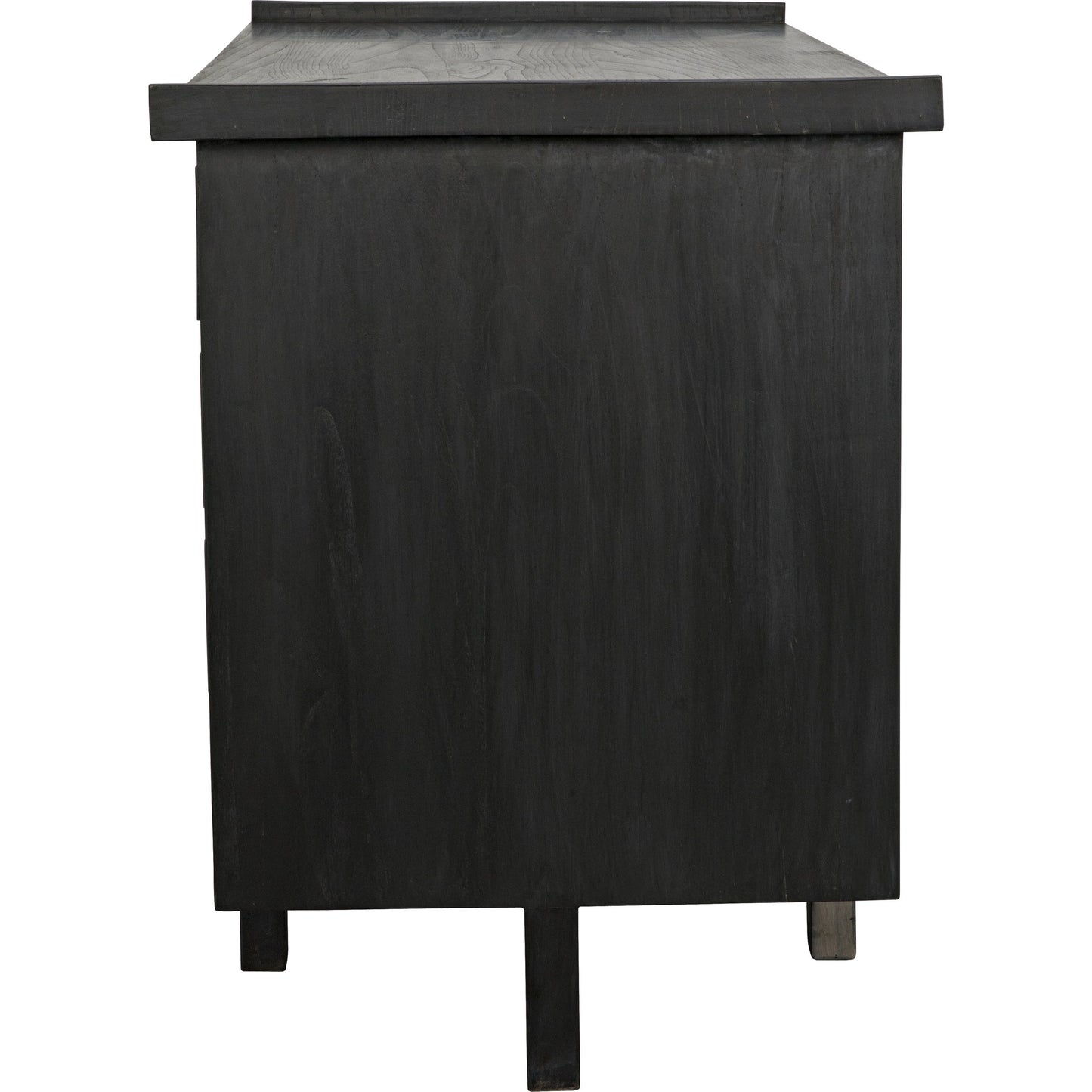 008 S-334963 | Additional Silo | Kennedy Desk by Noir in charcoal black. Made from sungkai in a modern style.
