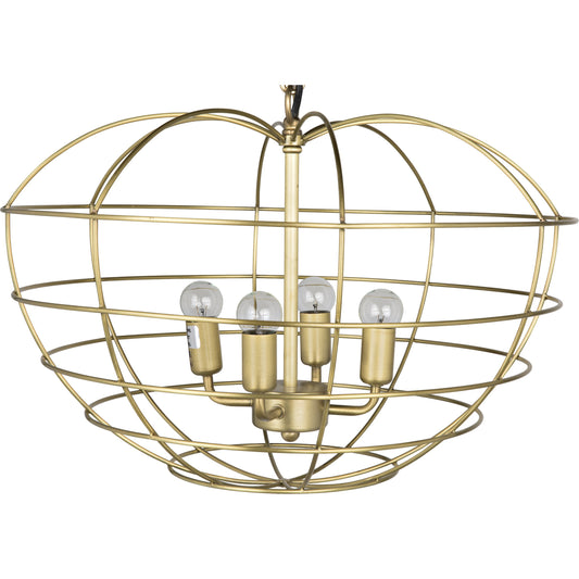Mo Pendant by Noir in antique brass. Made from metal in a modern style.