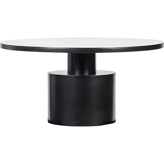 Marlow Dining Table by Noir in metal. Made from metal in a modern style.