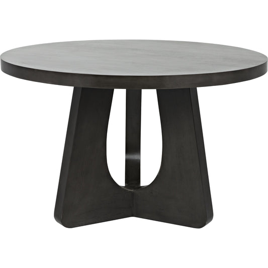 Nobuko Dining Table by Noir in pale. Made from mahogany in a modern style.