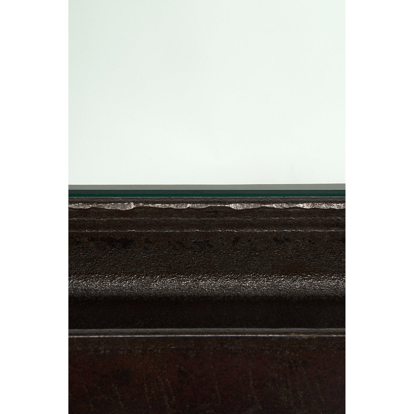 007 S-335503 | Closeup | Structure Metal Desk by Noir in metal, glass. Made from metal, glass in a modern style.