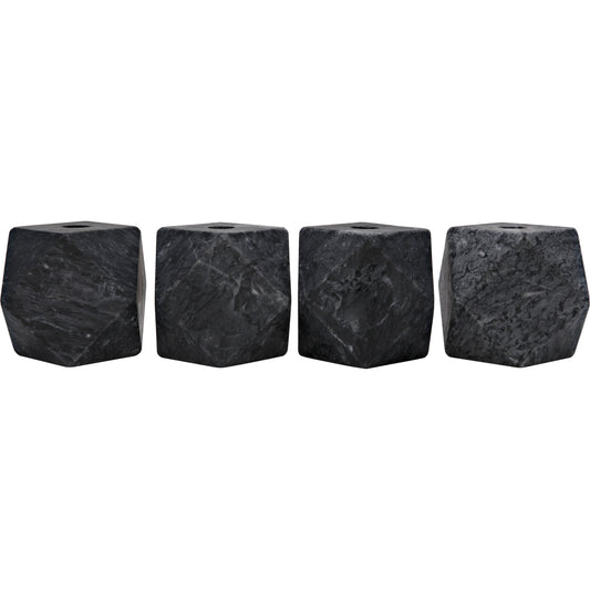000 S-335313 | Primary Silo | Polyhedron Decorative Candle Holder (Set of 4) by Noir. Made from unique in a modern style.