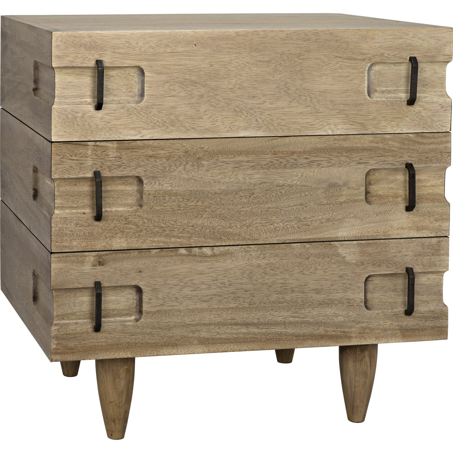 001 S-334651,S-334654 | Additional Silo | David Side Table by Noir. Made from walnut in a modern style.