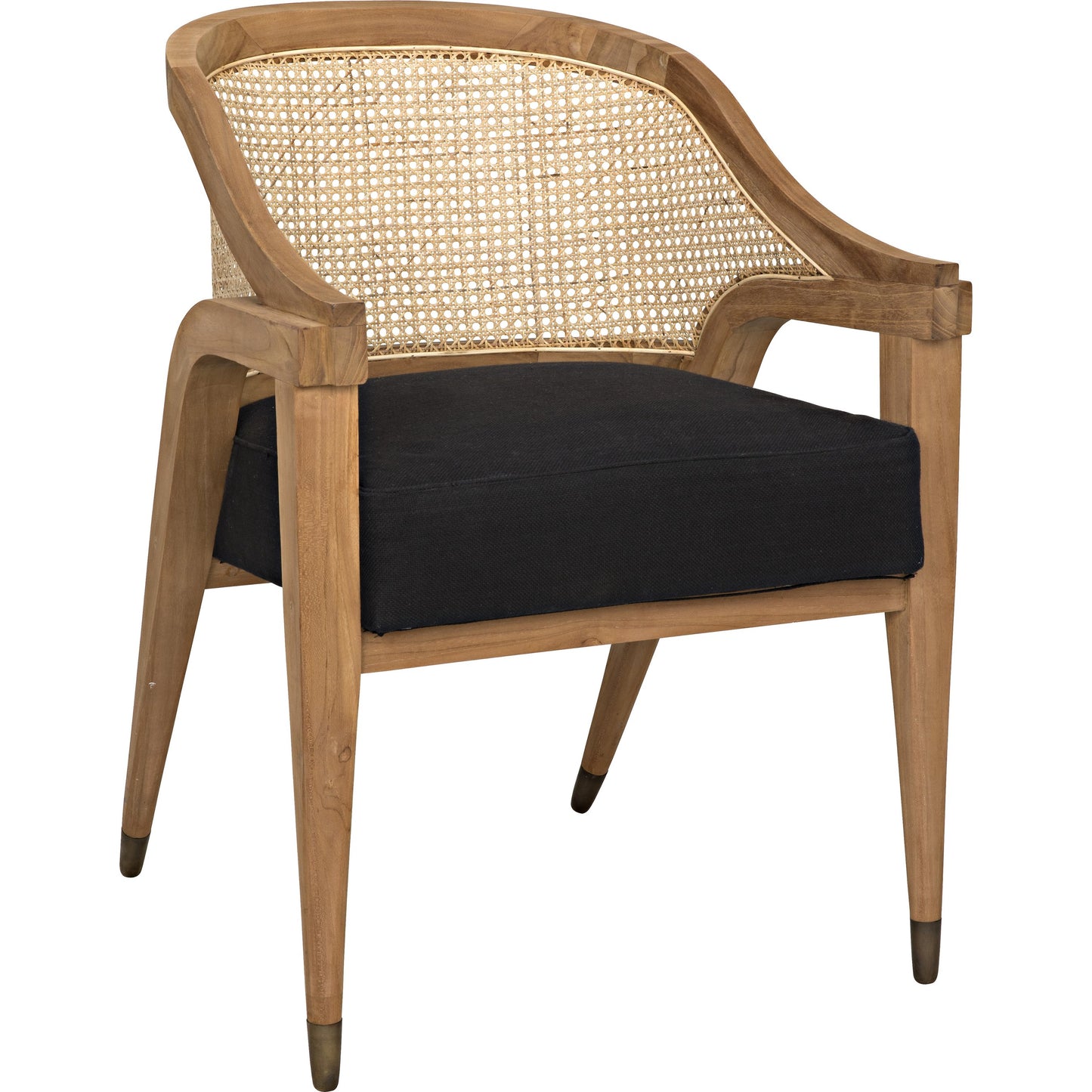 001 S-334532 | Additional Silo | Chloe Chair by Noir in teak. Made from teak in a transitional style.