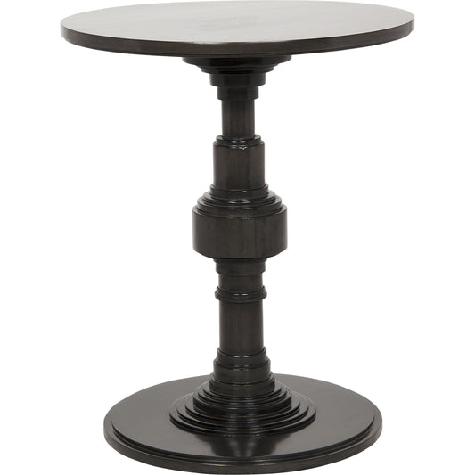 Apollo Side Table by Noir in pale. Made from mahogany in a transitional style.