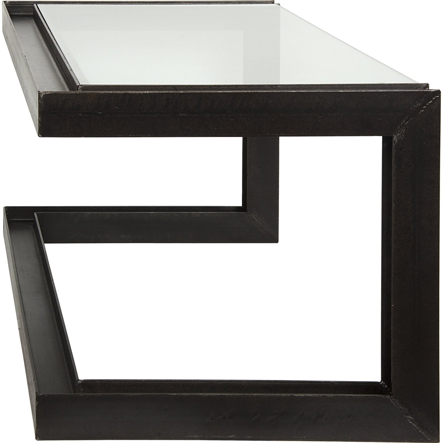 003 S-335503 | Additional Silo | Structure Metal Desk by Noir in metal, glass. Made from metal, glass in a modern style.