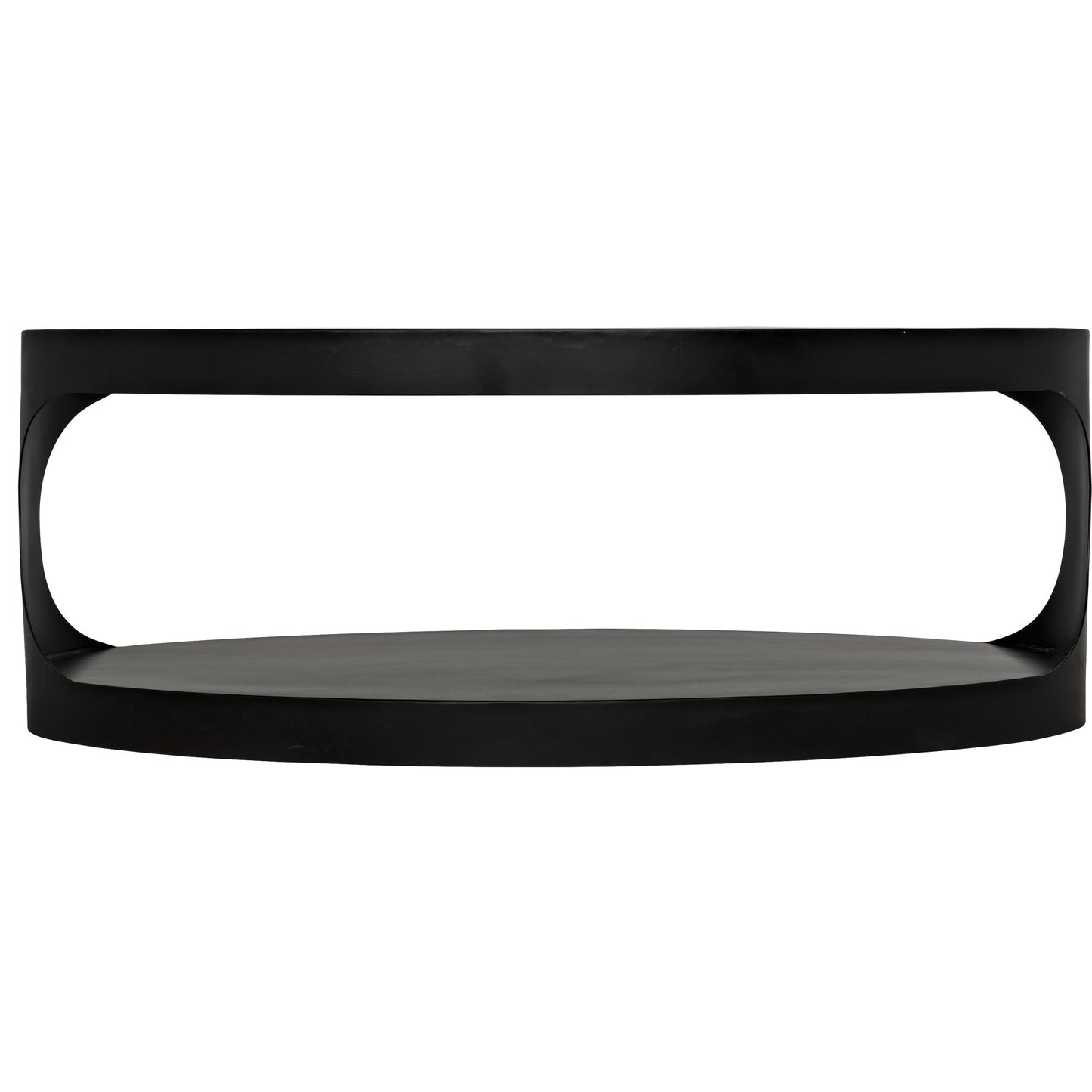 001 S-334717 | Additional Silo | Eclipse Oval Coffee Table by Noir in metal. Made from metal in a modern style.