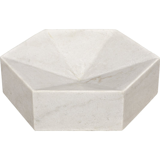 001 S-334579 | Primary Silo | Conda Tray by Noir in white stone. Made from unique in a modern style.