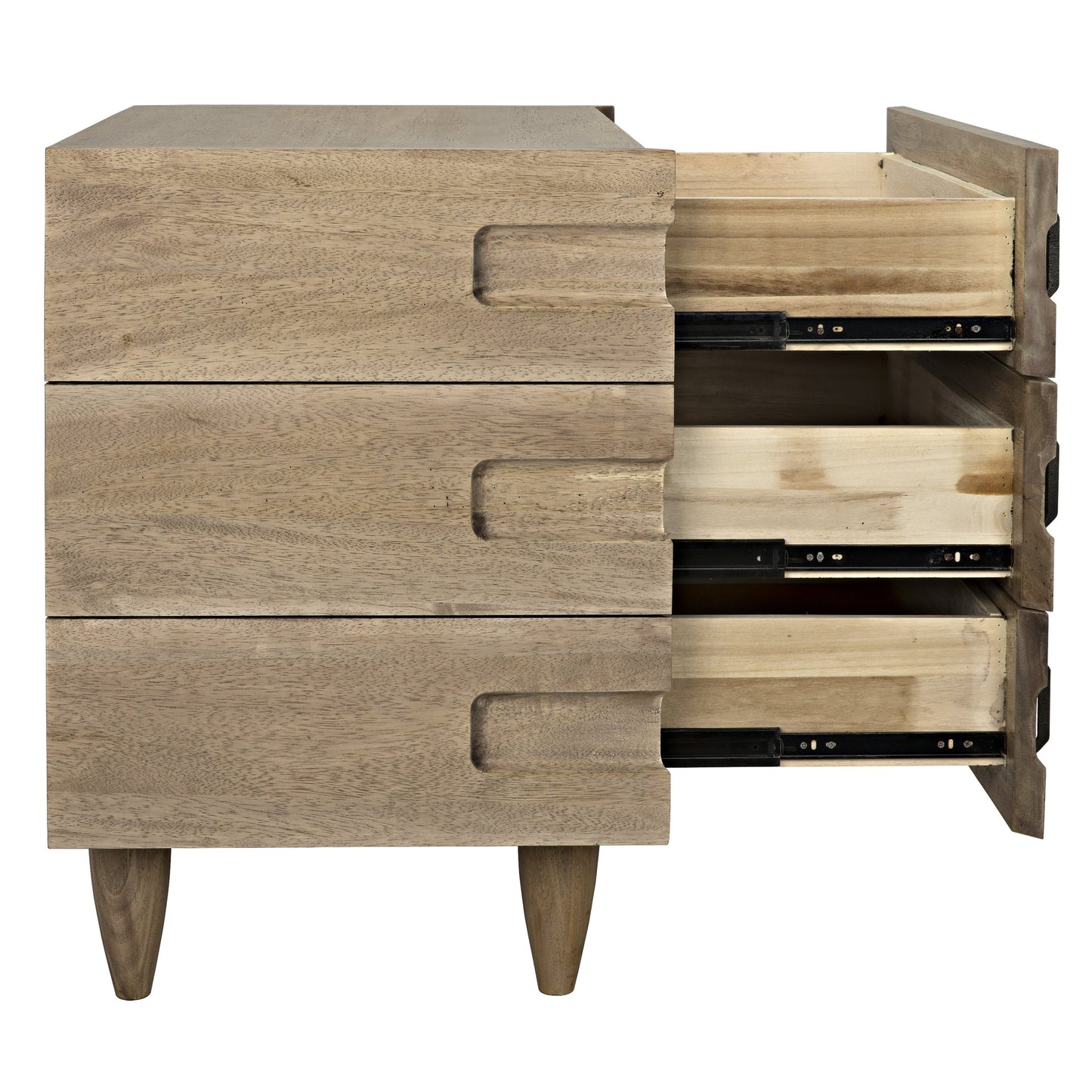 004 S-334651,S-334654 | Additional Silo | David Side Table by Noir. Made from walnut in a modern style.