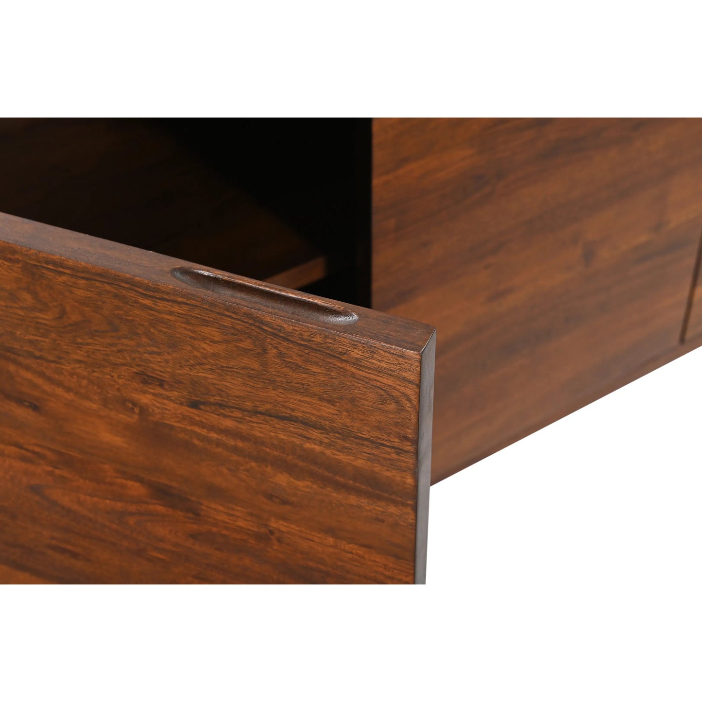 006 SI-2242905 | Unknown | Knoxville 54" Sideboard by World Interiors in browns and walnut. Made from acacia wood iron in a unique style.
